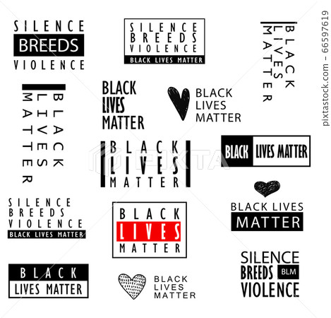 Black lives matter vector illustration 66597619