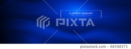 Vector design, smooth lines pattern in dark blue color background. Abstract futuristic, hi tech digital technology, energy concept Vector design, smooth lines pattern in dark blue color background. Abstract futuristic, hi tech digital technology, energy concept 66598371