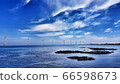 濟州的夏日海和夏日的天空 66598673