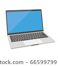 Illustration of a laptop separately 66599799