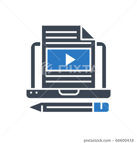 Blog Line Vector Glyph Icon Blog Line Vector Glyph Icon 66600438