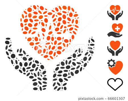 Oval Mosaic Cardiology 66601307