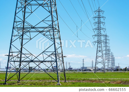 Power transmission tower Electric power 66602555