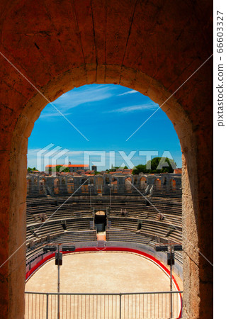 The Interior of the Colosseum or Coliseum in The Interior of the Colosseum or Coliseum in 66603327