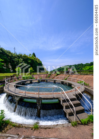 Toyama/Kamiichi River Coastal Land Improvement Zone Cylindrical watershed 66604485