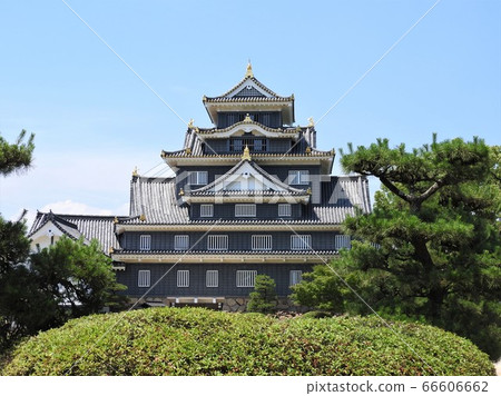 Okayama Castle, a nationally designated historic site in Kita Ward, Okayama City, Okayama Prefecture Okayama Castle, a nationally designated historic site in Kita Ward, Okayama City, Okayama Prefecture 66606662