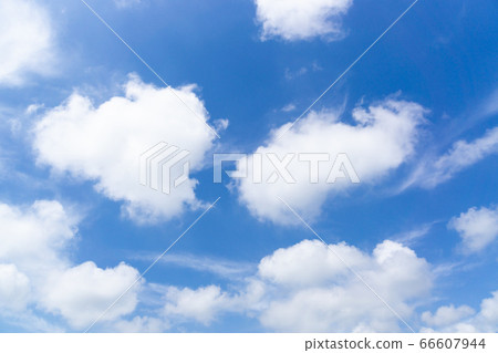 藍天天空背景背景材料 66607944