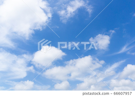 Blue sky sky background background material Blue sky sky background background material 66607957