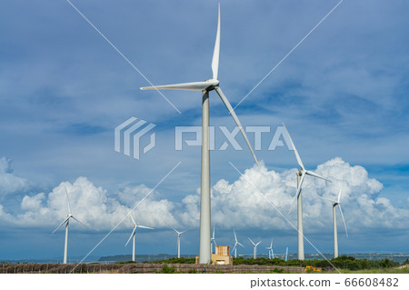 台中港風力發電廠台灣台中市高美濕地 66608482