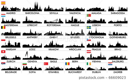 City skyline European countries 2 66609023