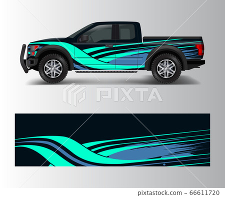 Truck and car graphic background wrap and vinyl Truck and car graphic background wrap and vinyl 66611720