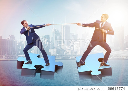 Business concept of teamwork and competition 66612774