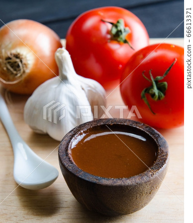 Ingredients ready for italian pasta sauce Ingredients ready for italian pasta sauce 66613371