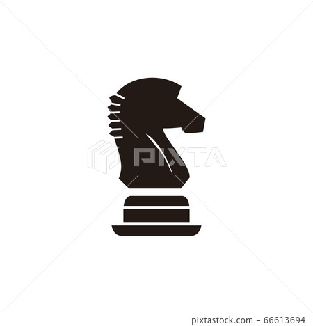 Black Chess Knight Horse Stallion silhouette icon logo design Black Chess Knight Horse Stallion silhouette icon logo design 66613694
