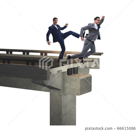 Business unethical competition concept with businessmen 66615086