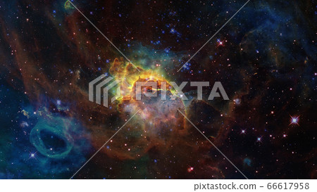 Deep space nebula with stars. Elements of this image furnished by NASA Deep space nebula with stars. Elements of this image furnished by NASA 66617958
