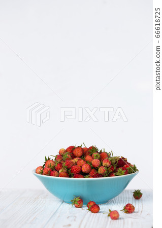 Strawberries  in bowl 66618725
