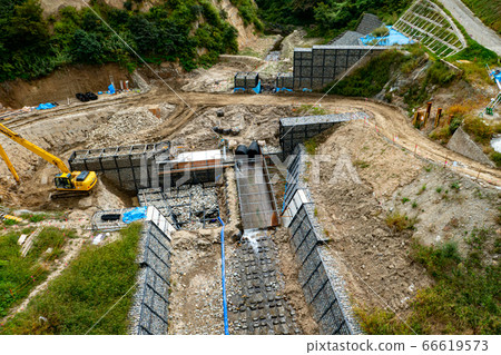 薩博堰提案施工現場鳥瞰圖高架水平位置 66619573