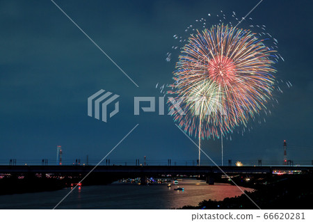 Summer festival Todabashi Itabashi Fireworks Festival 66620281