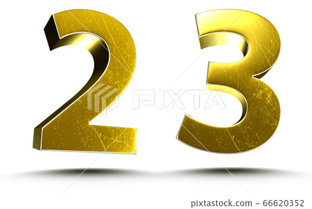 Numbers 2 and 3 3d. 66620352