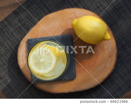 Refreshing summer drink lemon iced tea, lemonade 66621966