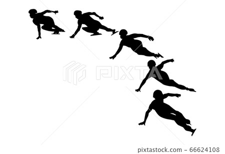 冬季運動剪影短道速滑6 66624108