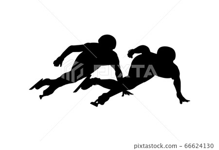 冬季運動剪影短道速滑4 66624130