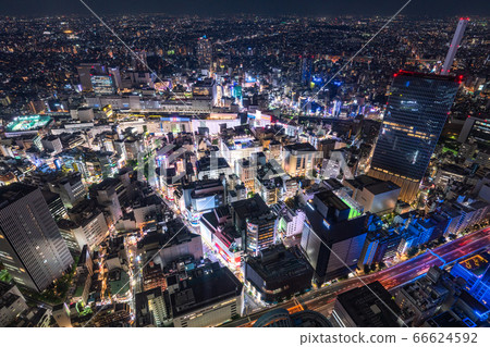 “東京”池袋,城市夜景 “東京”池袋,城市夜景 66624592