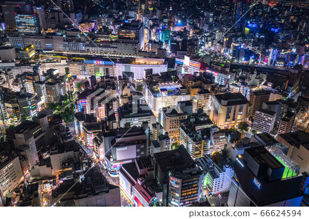 “東京”池袋,城市夜景 “東京”池袋,城市夜景 66624594
