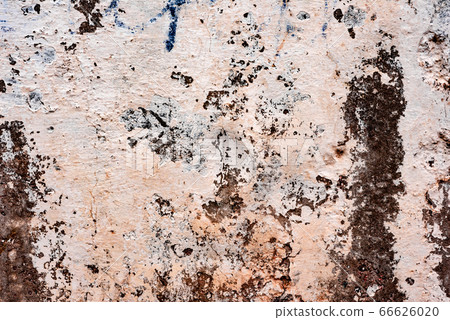 Texture of a concrete wall with cracks and 66626020