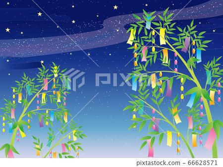 Four seasons_July_Tanabata2_Horizontal 66628571