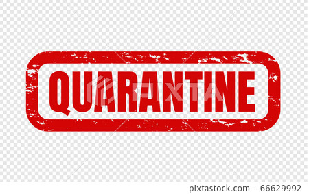 Quarantine Text Isolated Transparent Background Quarantine Text Isolated Transparent Background 66629992