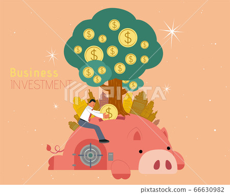 Investment flat design Investment flat design 66630982