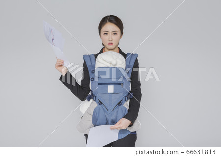 Businesswoman concept, Asian female portrait in a studio 221 66631813