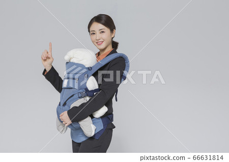 Businesswoman concept, Asian female portrait in a studio 217 66631814