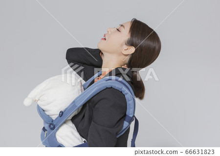 Businesswoman concept, Asian female portrait in a studio 202 66631823