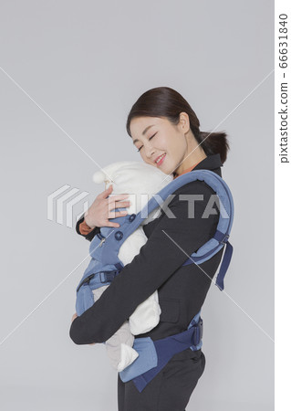 Businesswoman concept, Asian female portrait in a studio 201 66631840