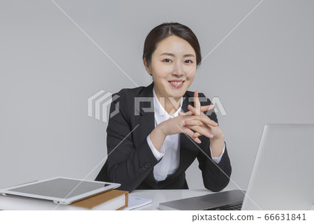 Businesswoman concept, Asian female portrait in a studio 176 Businesswoman concept, Asian female portrait in a studio 176 66631841