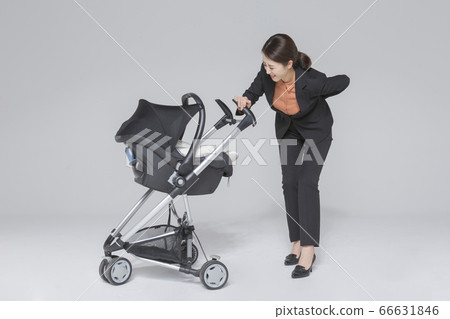 Businesswoman concept, Asian female portrait in a studio 190 66631846