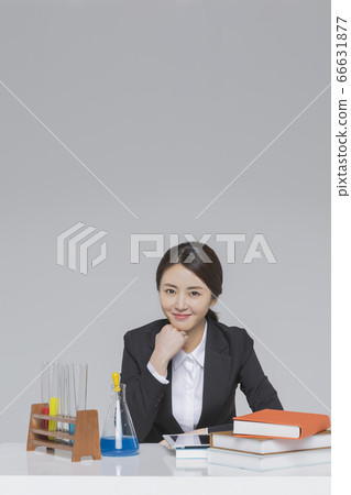 Businesswoman concept, Asian female portrait in a studio 166 66631877
