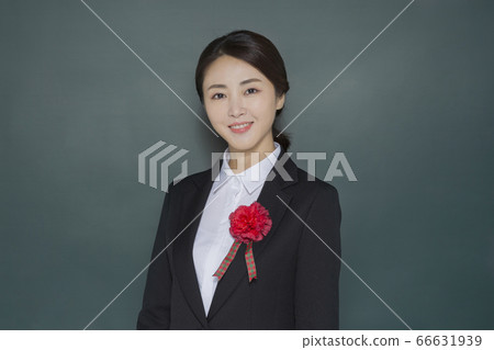 Businesswoman concept, Asian female portrait in a studio 113 66631939