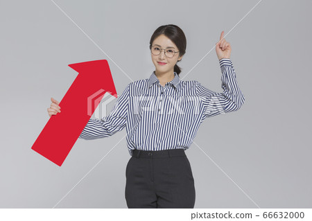 Businesswoman concept, Asian female portrait in a studio 052 66632000