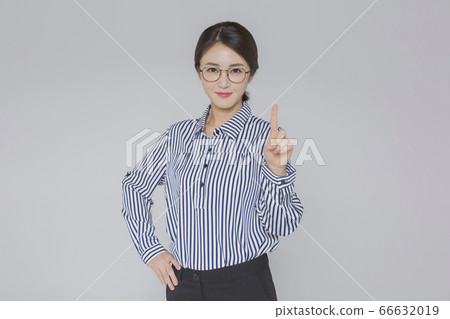 Businesswoman concept, Asian female portrait in a studio 014 66632019