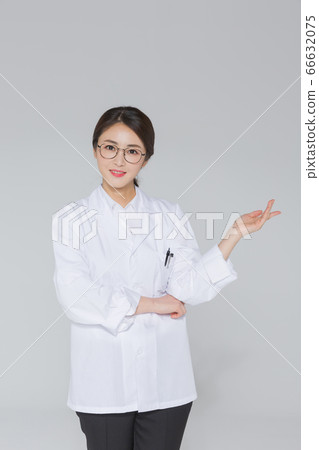 Businesswoman concept, Asian female portrait in a studio 015 66632075