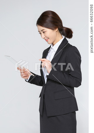 Businesswoman concept, Asian female portrait in a studio 104 66632098