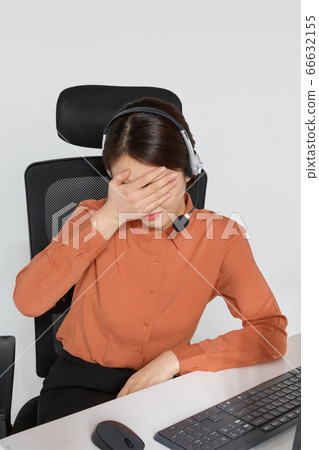 Businesswoman concept, Asian female portrait in a studio 046 66632155