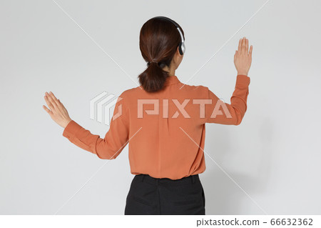 Businesswoman concept, Asian female portrait in a studio 026 66632362