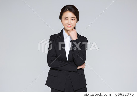 Businesswoman concept, Asian female portrait in a studio 010 Businesswoman concept, Asian female portrait in a studio 010 66632370