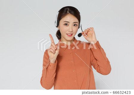 Businesswoman concept, Asian female portrait in a studio 017 66632423