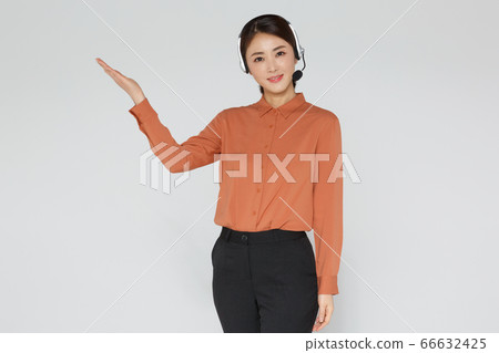 Businesswoman concept, Asian female portrait in a studio 020 Businesswoman concept, Asian female portrait in a studio 020 66632425